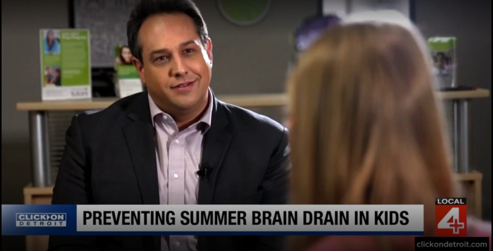 College Tutors Michigan on WDIV Local 4 Detroit discussing how to prevent summer brain drain in kids